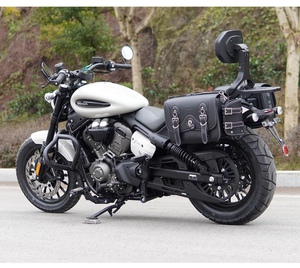 Nuevas Barras Protectoras de Motor para Motocicleta Softail de Acero al Carbono, Barra Anticaídas Delantera de Dos Niveles para 3M Bendr <span class=keywords><strong>Chinchilla</strong></span> 350 - Product Image 4