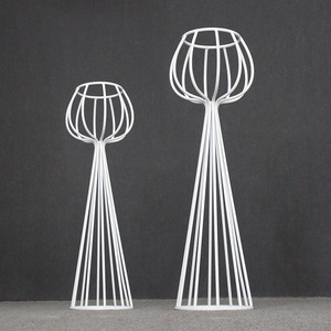 <span class=keywords><strong>Vase</strong></span> en verre en métal d'art géométrique doré créatif <span class=keywords><strong>Vase</strong></span> à fleurs en tube à essai pour centres de table de mariage - Product Image 4