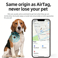 Traceur anti-perte compatible iOS, localisateur mondial mini format, à porter comme une montre, localisation précise pour animaux, enfants, personnes âgées et objets de valeur