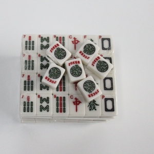 In Stock Standard 166 Tiles American <b>Mahjong</b> <b>Set</b> Melamine Printed Mah Jongg with Joker Tiles - Product Image 2