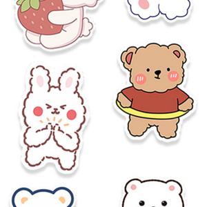 Etiquetas Adhesivas Redondas de PVC Impermeables con Corte Personalizado y Recubrimiento UV para Publicidad y Manualidades - Product Image 1