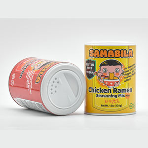 Tabung pengocok garam karton dicap dan Vanished kertas komposit wadah bumbu dengan atasan pengocok untuk industri makanan - Product Image 5