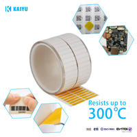 KAIYU Usine avec 15 ans d'expérience, résistant à la chaleur 300 ℃   Étiquettes autocollantes résistantes aux produits chimiques pour l'identification des composants électroniques en laboratoire