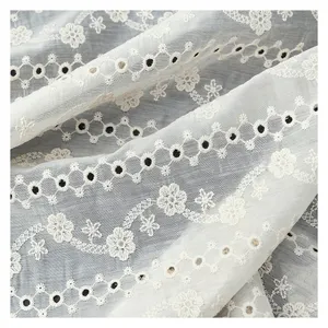 African Fashion Design Fancy Lace Fabric 3D Flowers