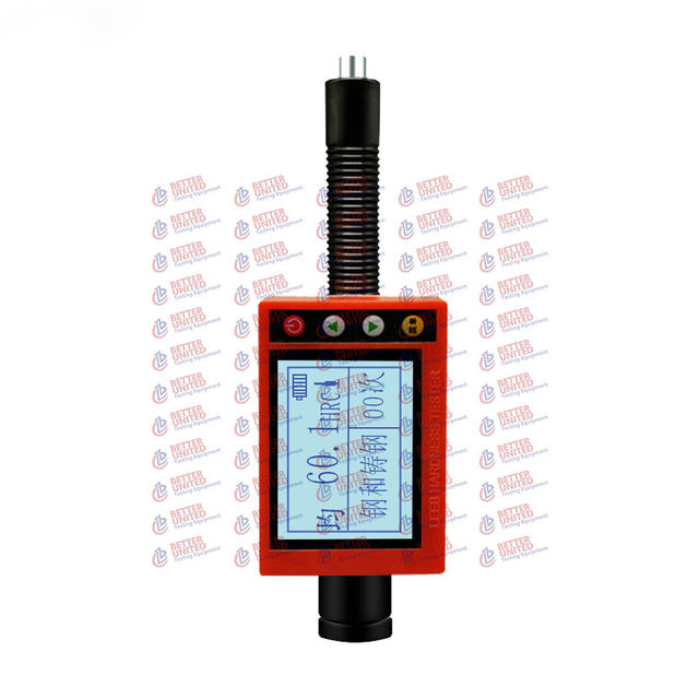 Portable Leeb Pen Type Hardness Tester HXHT-180 Hard Testing Instruments Calibration Test Block HL/HRC/HB with Supporting Ring