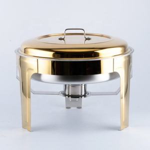 Stainless Steel <b>Buffet</b> <b>Warmer</b> Circular Electric Heating Hotel Restaurant Use - Product Image 4