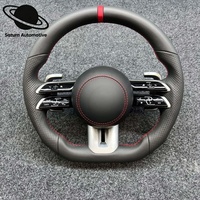 Nouveau volant en cuir pour Mercedes-Benz pour les modèles W223/W213/206/W222/GLC/X253/C253/CLA W117 GLE/CLS avec matériaux PU/PVC