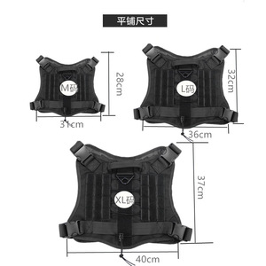 Harnais tactique réglable pour grand chien, en nylon, avec laisse de sécurité extérieure et sangle camouflage - Product Image 2