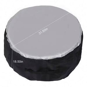 Muestra gratuita de funda para neumáticos portátil, resistente al agua, polvo y rayos UV, de tela Oxford 600D 210D. - Product Image 3