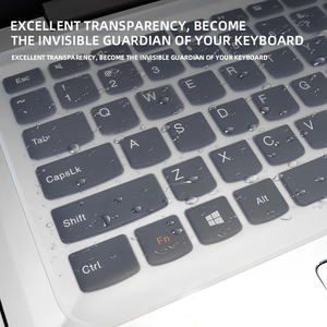 Película de teclado mate suave TPU Transarepnt cubierta de teclado de silicona transparente funda de película protectora para escribir juegos para portátiles - Product Image 3