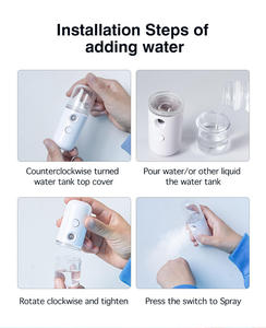 Bé Nano Mist Sprayer mini 30ml nano mặt phun nước USB OEM Mặt hấp ion ABS có thể sạc lại rociador de niebla Nano - Product Image 5