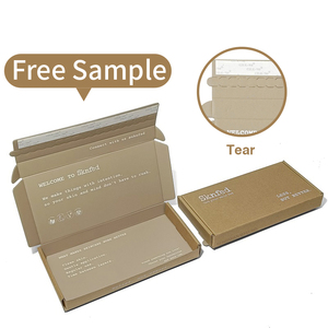 Boîtes d'expédition en carton ondulé avec insert cosmétique personnalisé, bande de déchirement, pour l'emballage - Product Image 2