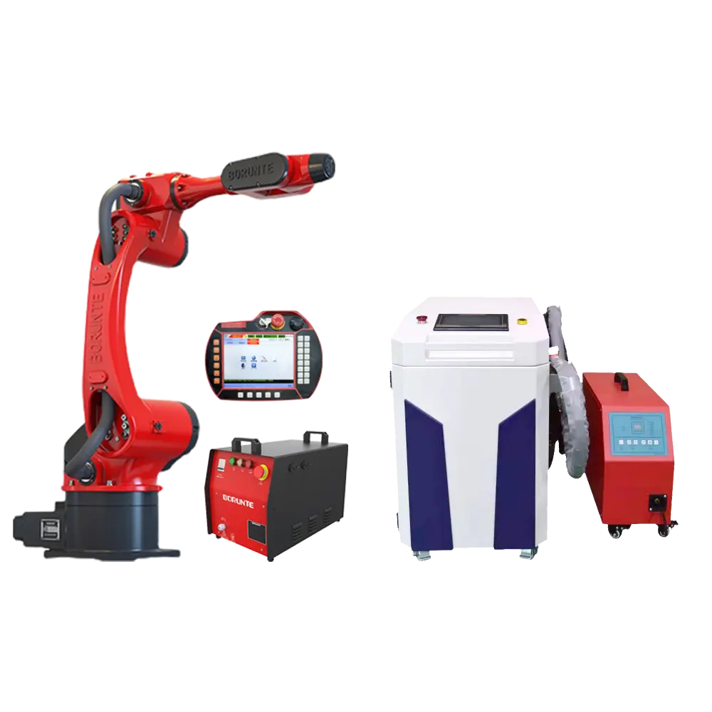 자동적인 섬유 레이저 용접 로봇 용접 기계 1000/1500/2000w/3000W 산업 레이저 용접 기계 로봇 팔