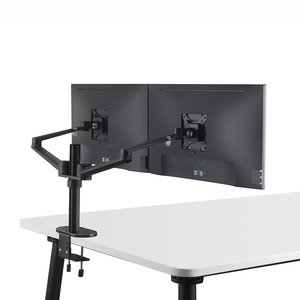 Soporte de Brazo para Monitor de Escritorio de Aluminio Ergonómico y Adecuado para Dos Pantallas LCD, con Giro de 360 Grados y Abrazadera Universal Tipo C - Product Image 3