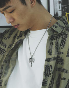 Odin – collier Vintage en acier inoxydable <span class=keywords><strong>pour</strong></span> hommes, pendentif Double face en forme de <span class=keywords><strong>hache</strong></span>, Pirate Warrior - Product Image 5