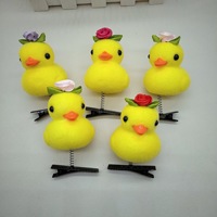 Épingles à cheveux en peluche 3D, dessin animé amusant, mode enfant, pince à bec de canard, accessoires, décorations pour la tête, cadeaux pour adultes et enfants