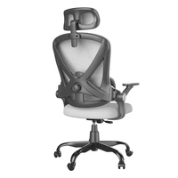 Chaise de bureau ergonomique en maille, réglable en hauteur, pivotante, pour manager, usage domestique ou poste de travail