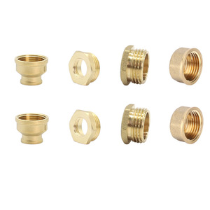 Tùy chỉnh cao cấp Brass phụ kiện đường ống 1/2 "& 3/4" Nam/Nữ NPT ren khớp nối, <span class=keywords><strong>tee</strong></span>, giảm tốc cho hệ thống ống nước - Product Image 1