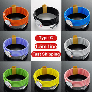 Cordon de transfert en Silicone <span class=keywords><strong>incassable</strong></span> robuste de type C à type C 6A Usb C charge rapide pour câble de données de téléphone - Product Image 6