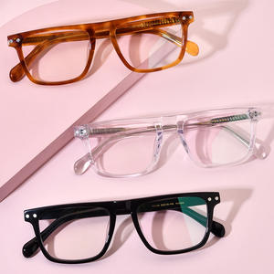 Nouvelles montures de <span class=keywords><strong>lunettes</strong></span> optiques carrées en acétate 3 en 1 pour tous les visages <span class=keywords><strong>Lunettes</strong></span> à <span class=keywords><strong>clip</strong></span> magnétique Vision nocturne polarisée Lentille <span class=keywords><strong>3D</strong></span> - Product Image 4