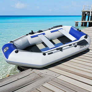 Canoa Inflable de PVC Solarmarine, Resistente al Desgaste, Estable, de 2.7m, para Pesca, 4 Personas, Deportes Acuáticos, Azul y Blanco - Product Image 4