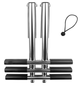 <span class=keywords><strong>Escalera</strong></span> de barco de 3 escalones, escaleras de embarque de <span class=keywords><strong>buceo</strong></span> sobre plataforma de acero inoxidable con peldaños antideslizantes <span class=keywords><strong>para</strong></span> barco de lubina de pesca - Product Image 2