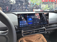 Lecteur vidéo portable universel pour voiture Android 12,3'' 2,5K, autoradio DVD pour tramway vietnamien VF3 avec système de navigation GPS stéréo pour voiture