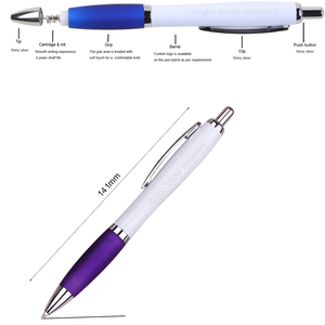 Stylo bille publicitaire personnalisé en plastique, stylos classiques et mignons, logo imprimé, stylo bille avec logo personnalisé - Product Image 5