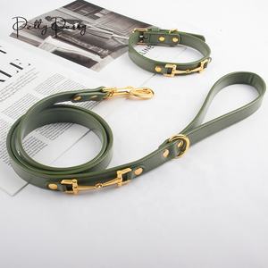 Collar de perro de cuero suave y duradero fuerte impermeable elegante collar de perro para niña diseñador - Product Image 4