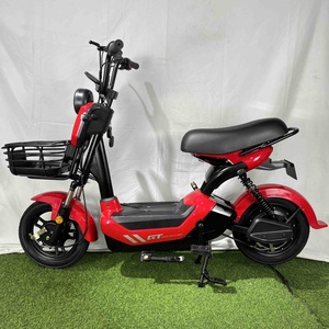 Bicicleta Eléctrica de Ciudad para Adultos, 350W 48V, con Batería de Plomo-Ácido, Scooter Eléctrico de Dos Ruedas, Venta al Por Mayor de Fábrica - Product Image 2