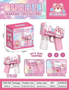 Máquina de Burbujas Eléctrica Portátil <span class=keywords><strong>3D</strong></span> para Niños, Pistola de Burbujas de Juguete Automática para Jugar al Aire Libre - Product Image 5