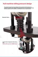 Machine de découpe manuelle à plat 360*220MM pour échantillons de cuir, découpe de formes vierges, idéale pour la production de semelles intérieures
