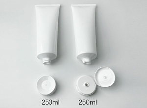 Stock PE <b>Plastic</b> Square Shape Cosmetic <b>Packaging</b> Materials 3-400ml Multi-Capacity Press Pump Blank Hose Bottles Silk - Product Image 5