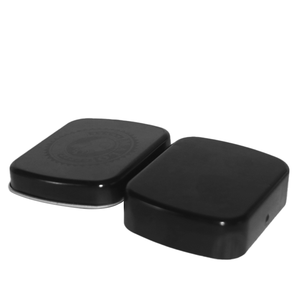 Caja de lata de metal rectangular cuadrada con logotipo personalizado con tapa - Product Image 4