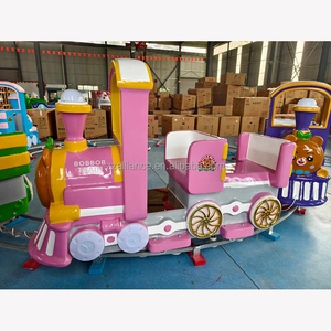 Tren Eléctrico Infantil con Diseño de Oso para Parque de Atracciones, Tren Eléctrico sobre Rieles en Venta - Product Image 5