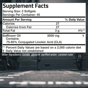 Complément alimentaire en gélules d'acide linoléique conjugué en marque privée OEM, favorise la gestion du poids et stimule la préservation musculaire - Product Image 2