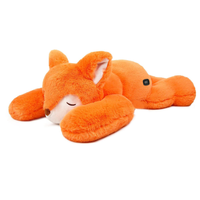 Jouet en peluche renard chauffant au micro-ondes, personnalisé, avec particules lestées, très populaire