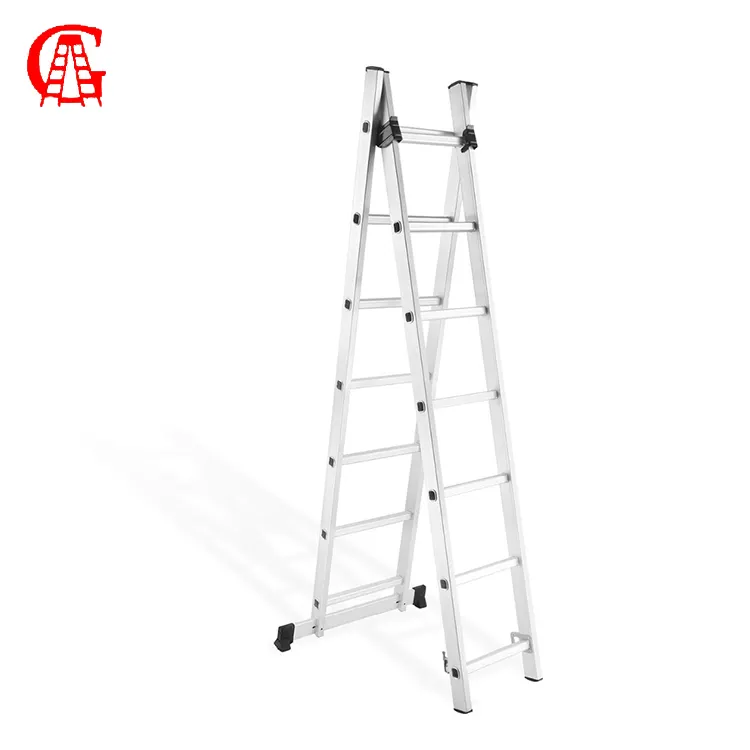 3 extension step ladder for aluminum portable stairs for camping roof climbing tool