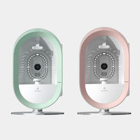 Tragbares 3D-Hautanalysegerät 2025 Gesichts-LCD WLAN-Hautlampenscanner mit KI-Technologie für Gesicht, Kompatibel mit EU-, IT-, JP-, US- und ZA-Steckern