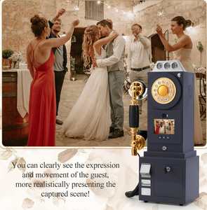 Nouveau Téléphone Mural Premium pour Livre d'Or Vidéo de Mariage, Peut Être Utilisé pour Fête de Mariage, Cabine <span class=keywords><strong>Photo</strong></span> et Livre d'Or Vidéo - Product Image 2
