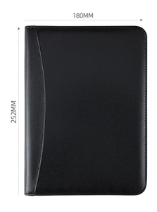 Agenda de Cuero PU Promocional para Negocios, Organizador Multifuncional A6/A5/B5 con Cierre, Cuaderno con Logotipo Personalizado para Gerentes - Product Image 6