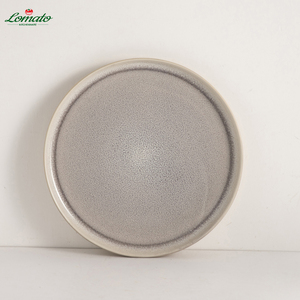 Plaques en porcelaine émaillée à la main Glaçure réactive Palettes de couleurs douces Ensembles de vaisselle modernes réutilisables durables et européens élégants - Product Image 2