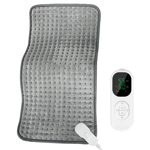 China 30*60cm 30*40cm 40*76cm gris azul rojo poliéster portátil 10 engranajes 4 ajuste de tiempo almohadilla de calefacción eléctrica/<span class=keywords><strong>Manta</strong></span> - Product Image 1