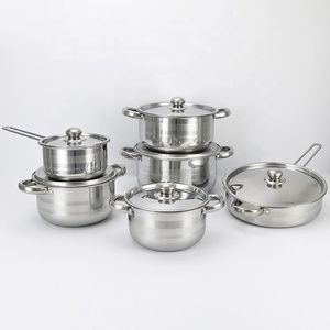 Juego de Ollas y Sartenes de Acero Inoxidable, Juego de Utensilios de Cocina, Venta Caliente - Product Image 3