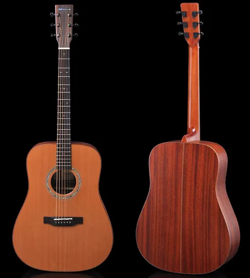 Manns Marke MD30 Vollholz-Akustik gitarre, hand gefertigte Massivholz gitarre,