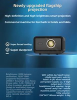 Mini projecteur d'usine 1080p, projecteur compatible 4K Ultra HD WIFI ALR, projecteurs portables pour home cinéma