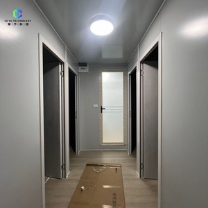 Casa Contenedor Expandible de Doble Ala de Construcción Rápida, 20ft 40ft, Casa Modular de <span class=keywords><strong>Panel</strong></span> Sándwich para Hotel, Dormitorio, Oficina, Villa - Product Image 4