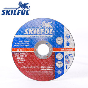 Disco de Corte SKIFUL de 5'' (<span class=keywords><strong>125</strong></span> <span class=keywords><strong>x</strong></span> 3 <span class=keywords><strong>x</strong></span> 22.2 mm), Abrasivo, para Metal, Acero Inoxidable, Corte Preciso - Product Image 2