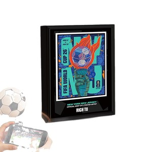 ลำโพงบลูทูธอะคริลิคแกะสลักลายอเมริกันแคนาดา สำหรับงานตกแต่งระดับไฮเอนด์  วัสดุอะลูมิเนียมอัลลอยด์ พร้อมจอแสดงผล - Product Image 5