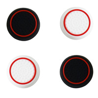 PS4 Joystick Cap X/BOX/PS5 Gaming Console Mushroom-Head Protective Keycap Two-Tone Handle Silicone Glow-in-the-Dark Finish